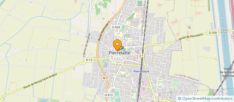 localisation de l'entreprise MONSIEUR YVES NANTIER à PIERRELATTE