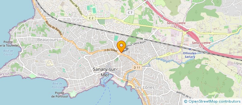 localisation de l'entreprise MONSIEUR YVES NAVARRO à SANARY-SUR-MER