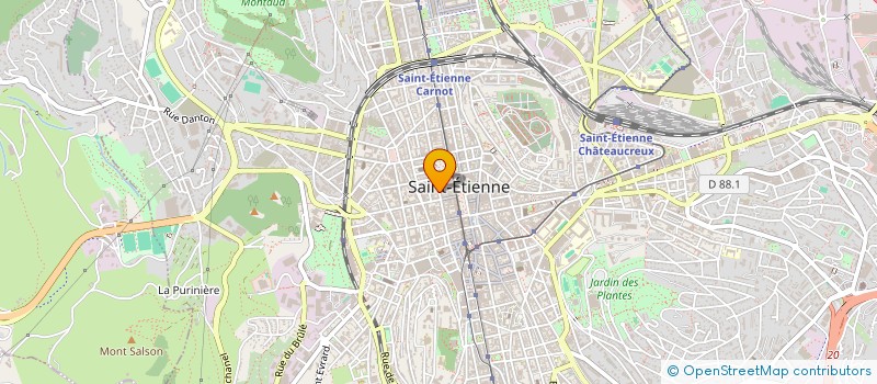 localisation de l'entreprise MONSIEUR YVES NAYME à SAINT-ETIENNE