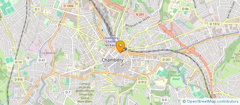 localisation de l'entreprise MONSIEUR YVES NEUBART à CHAMBERY