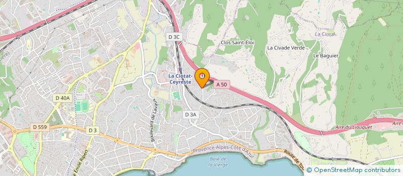 localisation de l'entreprise MONSIEUR YVES NEUVILLE  LA CIOTAT