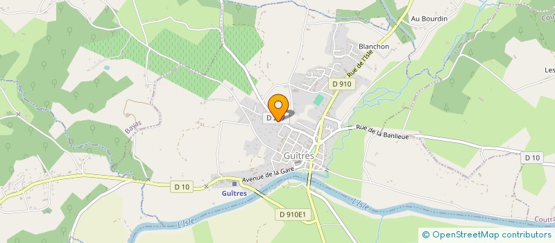 localisation de l'entreprise MONSIEUR YVES NIBAUDEAU  GUITRES