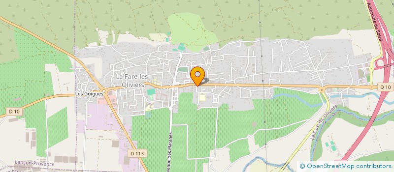 localisation de l'entreprise MONSIEUR YVES NICOLAS CALVIN  LA FARE-LES-OLIVIERS