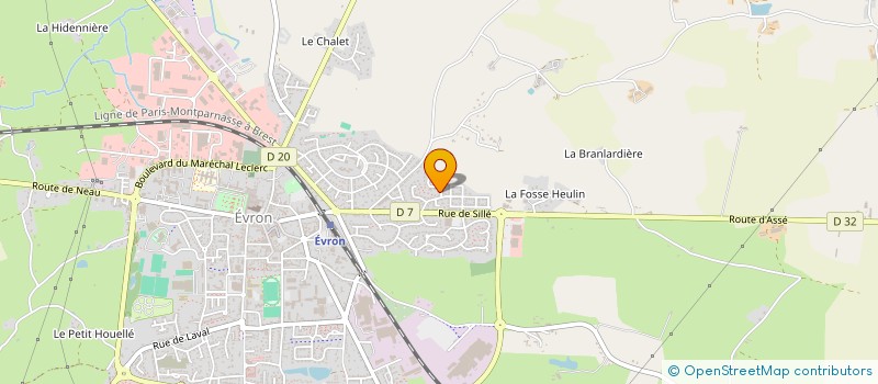 localisation de l'entreprise MONSIEUR YVES NKOL NGUEMI  EVRON