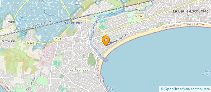 localisation de l'entreprise MONSIEUR YVES NOEL à LA BAULE-ESCOUBLAC