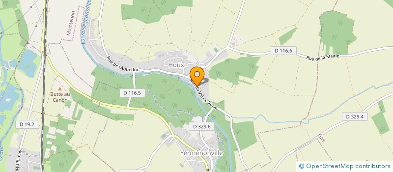 localisation de l'entreprise MONSIEUR YVES NOEL RECHE à HOUX