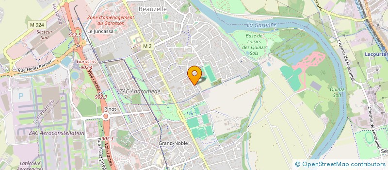 localisation de l'entreprise MONSIEUR YVES NOGUES  BEAUZELLE