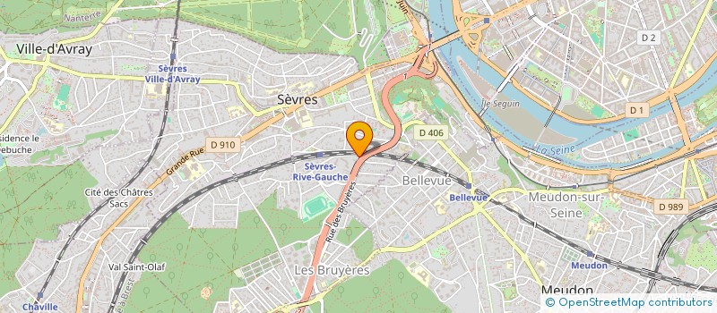 localisation de l'entreprise MONSIEUR YVES OCLIN à SEVRES