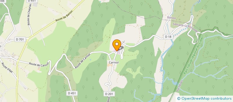 localisation de l'entreprise MONSIEUR YVES ODOBEZ  REVEST-DES-BROUSSES