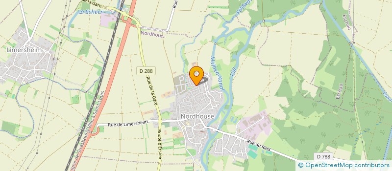 localisation de l'entreprise MONSIEUR YVES OFFERLE  HINDISHEIM