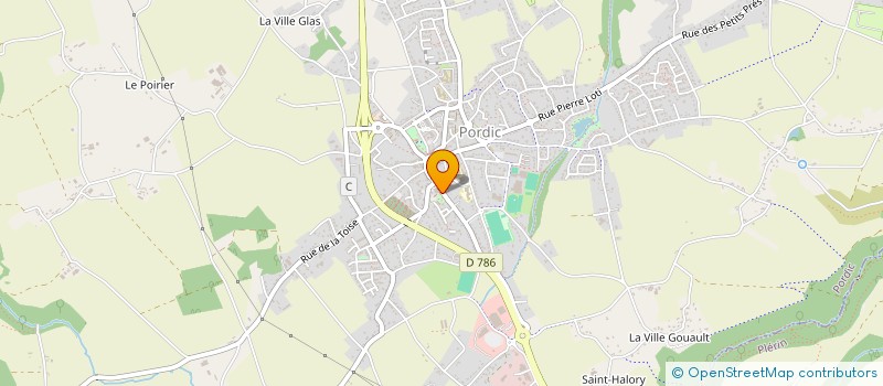 localisation de l'entreprise MONSIEUR YVES OZOUX  PORDIC