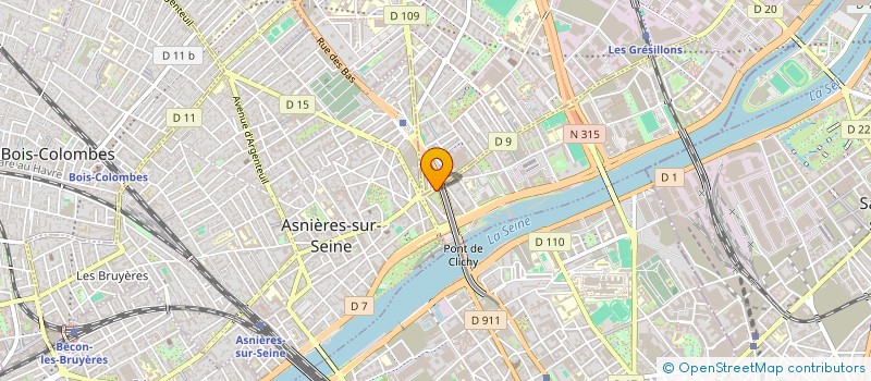 localisation de l'entreprise MONSIEUR YVES-PACOME SERI à ASNIERES-SUR-SEINE