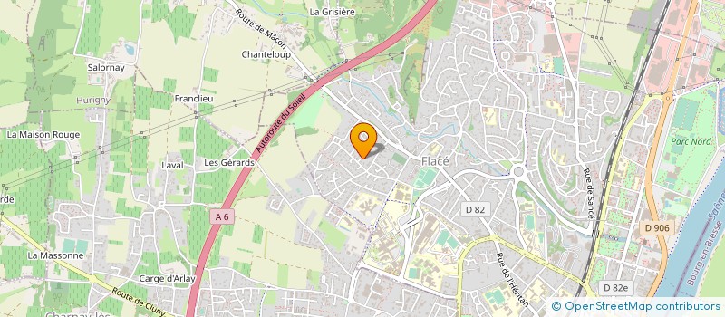 localisation de l'entreprise MONSIEUR YVES PAGNOTTE à MACON