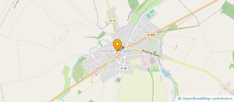 localisation de l'entreprise MONSIEUR YVES PARAGEAU  LES AIX D'ANGILLON