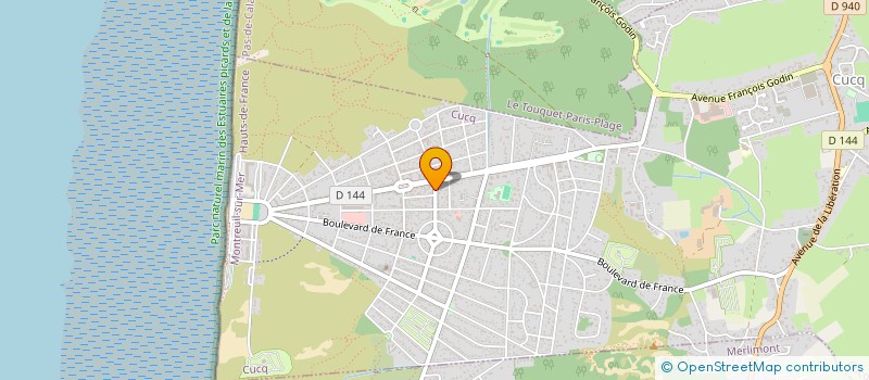 localisation de l'entreprise MONSIEUR YVES PARQUET à CUCQ