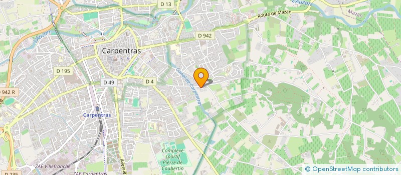 localisation de l'entreprise MONSIEUR YVES PASCAL  CARPENTRAS