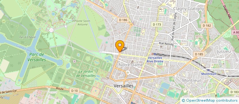localisation de l'entreprise MONSIEUR YVES PASCAL à VERSAILLES