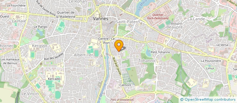 localisation de l'entreprise MONSIEUR YVES PATIER à VANNES