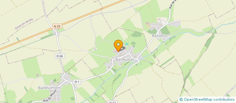 localisation de l'entreprise MONSIEUR YVES PATTE  BAILLEULVAL