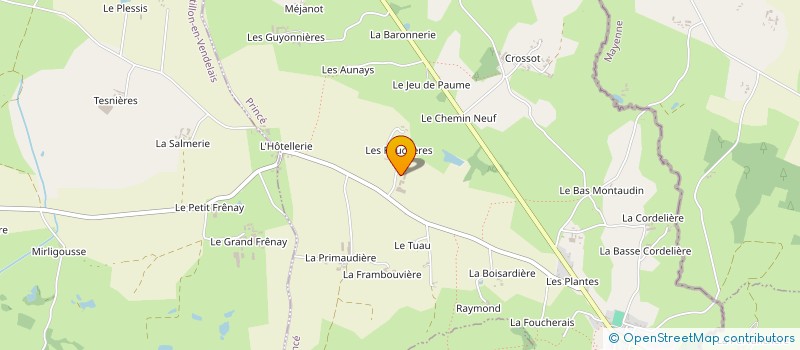 localisation de l'entreprise MONSIEUR YVES PAUTONNIER  PRINCE