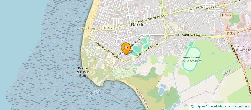 localisation de l'entreprise MONSIEUR YVES PECOURT  BERCK