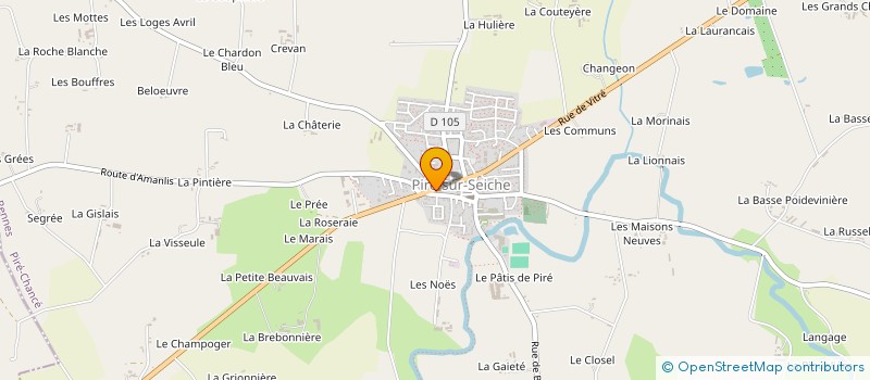 localisation de l'entreprise MONSIEUR YVES PELATRE  CORPS-NUDS