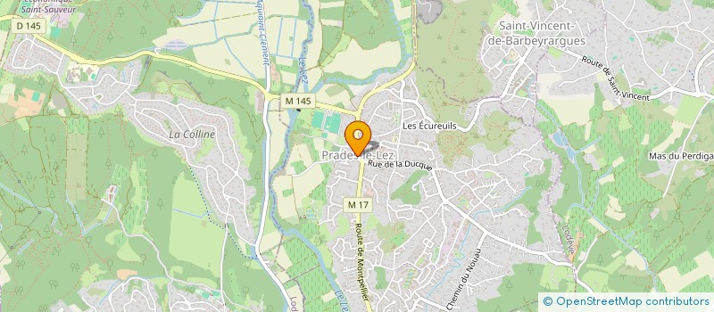 localisation de l'entreprise MONSIEUR YVES PERDERISET à PRADES-LE-LEZ