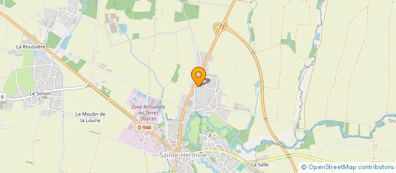 localisation de l'entreprise MONSIEUR YVES PERDREAU à SAINTE-HERMINE