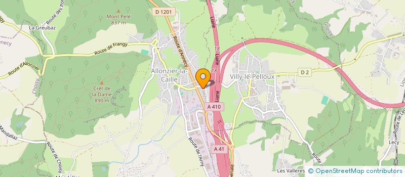 localisation de l'entreprise MONSIEUR YVES PERIER  ALLONZIER-LA-CAILLE