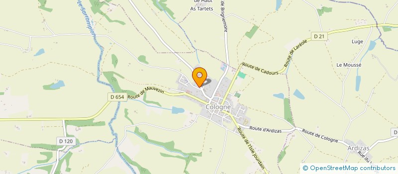 localisation de l'entreprise MONSIEUR YVES PERONI  COLOGNE