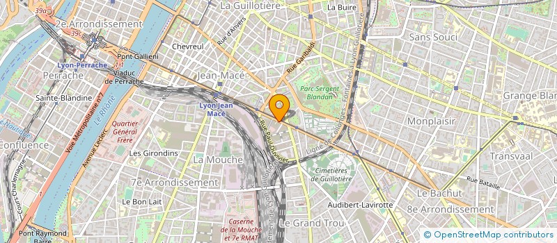 localisation de l'entreprise MONSIEUR YVES PERRODIN à LYON