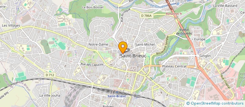 localisation de l'entreprise MONSIEUR YVES PERSONNIC à SAINT-BRIEUC