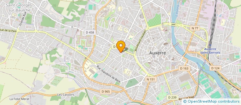 localisation de l'entreprise MONSIEUR YVES PETIDENT à AUXERRE