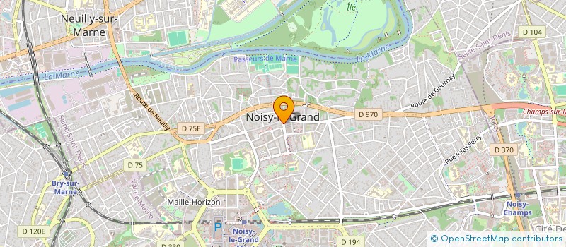 localisation de l'entreprise MONSIEUR YVES PETIT à NOISY-LE-GRAND