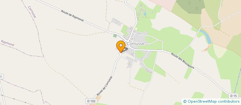 localisation de l'entreprise MONSIEUR YVES PETIT  CORNUSSE