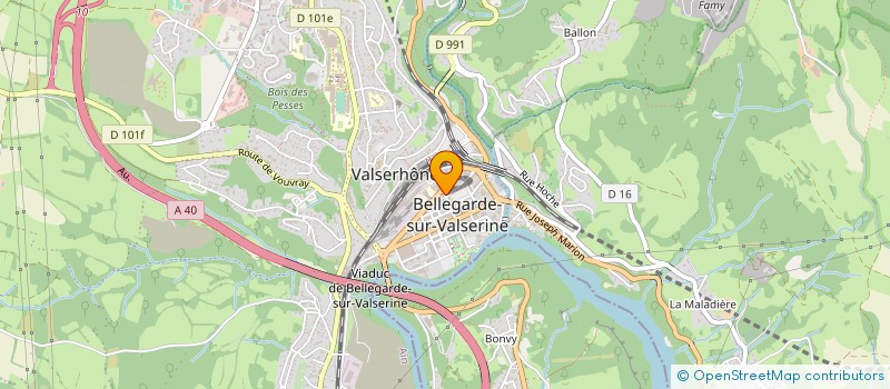 localisation de l'entreprise MONSIEUR YVES PETITFRERE à VALSERHONE