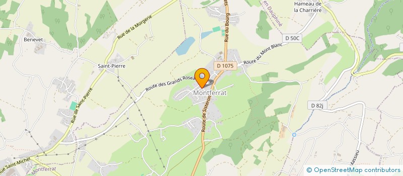 localisation de l'entreprise MONSIEUR YVES PEYTON  MONTFERRAT