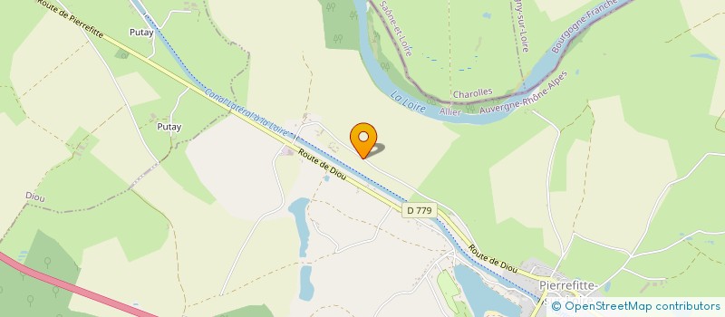 localisation de l'entreprise MONSIEUR YVES PEZET DE CORVAL  PIERREFITTE-SUR-LOIRE