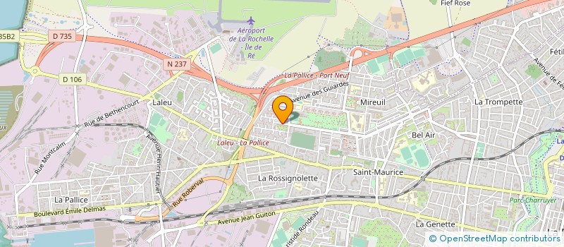 localisation de l'entreprise MONSIEUR YVES PHELIPPOT  LA ROCHELLE