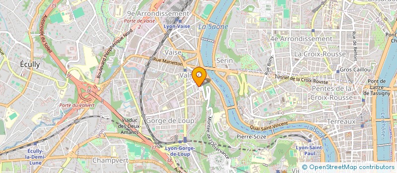 localisation de l'entreprise MONSIEUR YVES PHILIP DE LABORIE  LYON