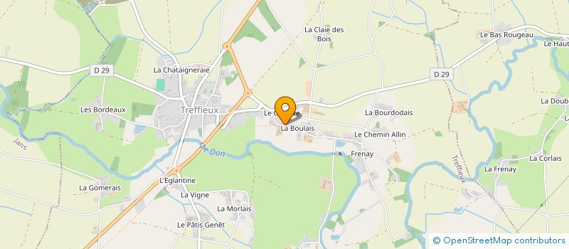 localisation de l'entreprise MONSIEUR YVES PHILIPPOT  TREFFIEUX