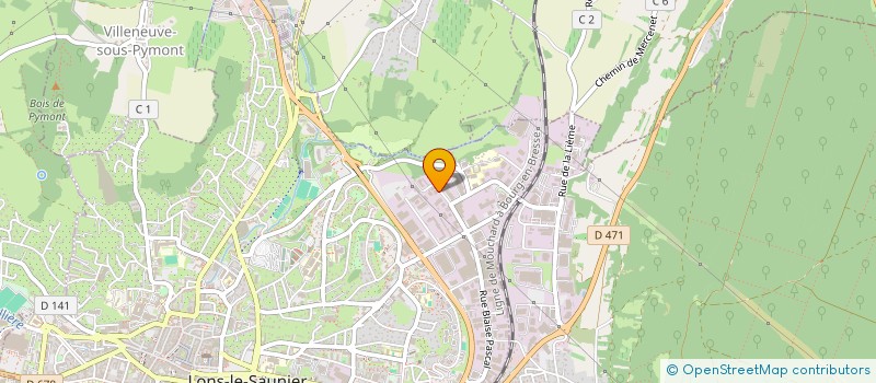 localisation de l'entreprise MONSIEUR YVES PIANET  LONS-LE-SAUNIER