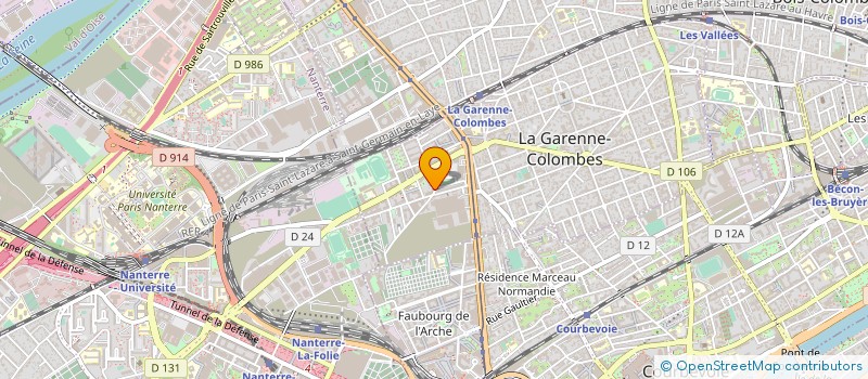 localisation de l'entreprise MONSIEUR YVES PICAULT à LA GARENNE-COLOMBES
