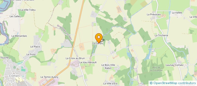 localisation de l'entreprise MONSIEUR YVES PICOUT  CREHEN