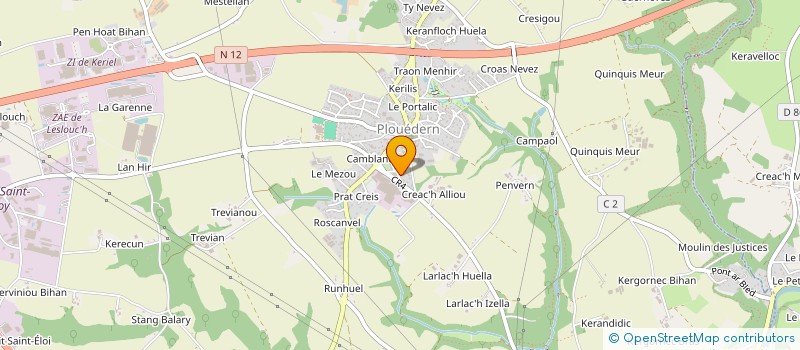 localisation de l'entreprise MONSIEUR YVES PICQUET  PLOUEDERN