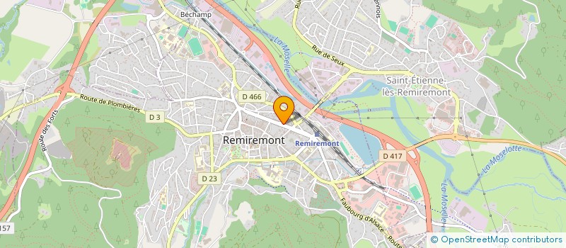 localisation de l'entreprise MONSIEUR YVES PIERRAT  REMIREMONT