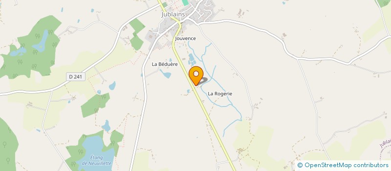 localisation de l'entreprise MONSIEUR YVES PIERRE  JUBLAINS