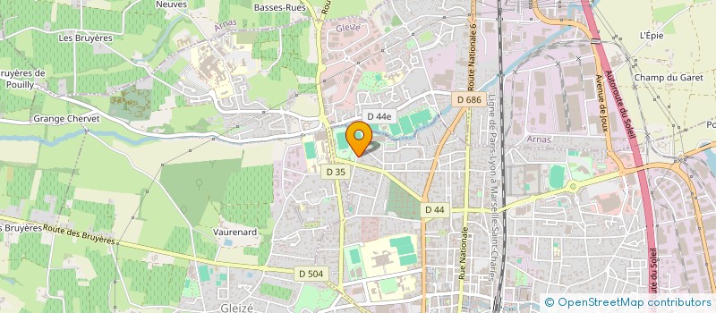 localisation de l'entreprise MONSIEUR YVES PIGNARD à VILLEFRANCHE-SUR-SAONE
