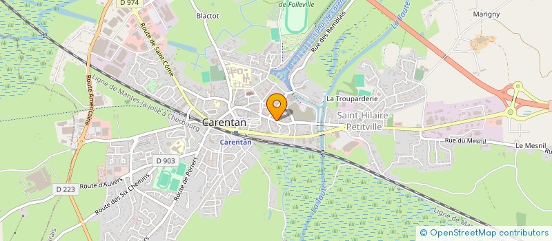 localisation de l'entreprise MONSIEUR YVES PILON à CARENTAN-LES-MARAIS