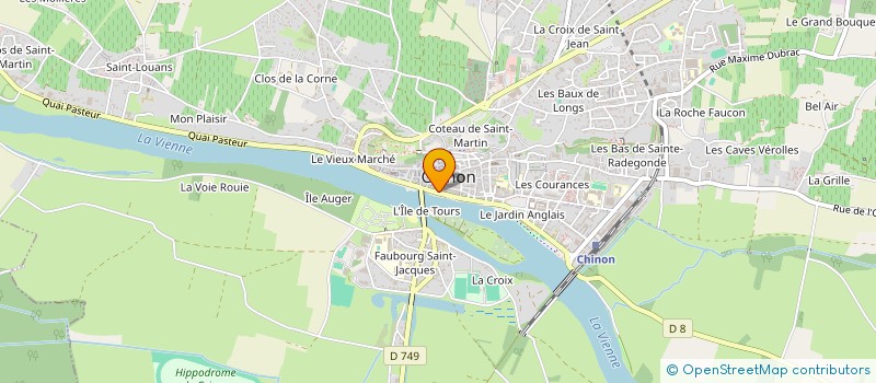 localisation de l'entreprise MONSIEUR YVES PION à CHINON